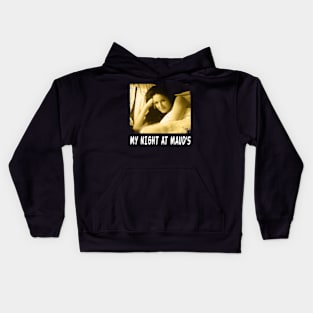 Jean-Louis Trintignant and Maud Iconic Characters on Your Shirt Kids Hoodie